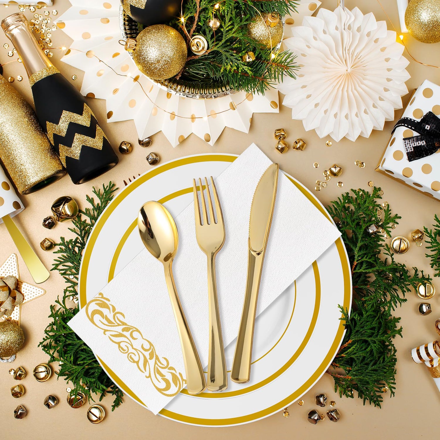 Gold Charger Plates Lookbook: 3 Stylish Party Setups - Elegant Wedding Table