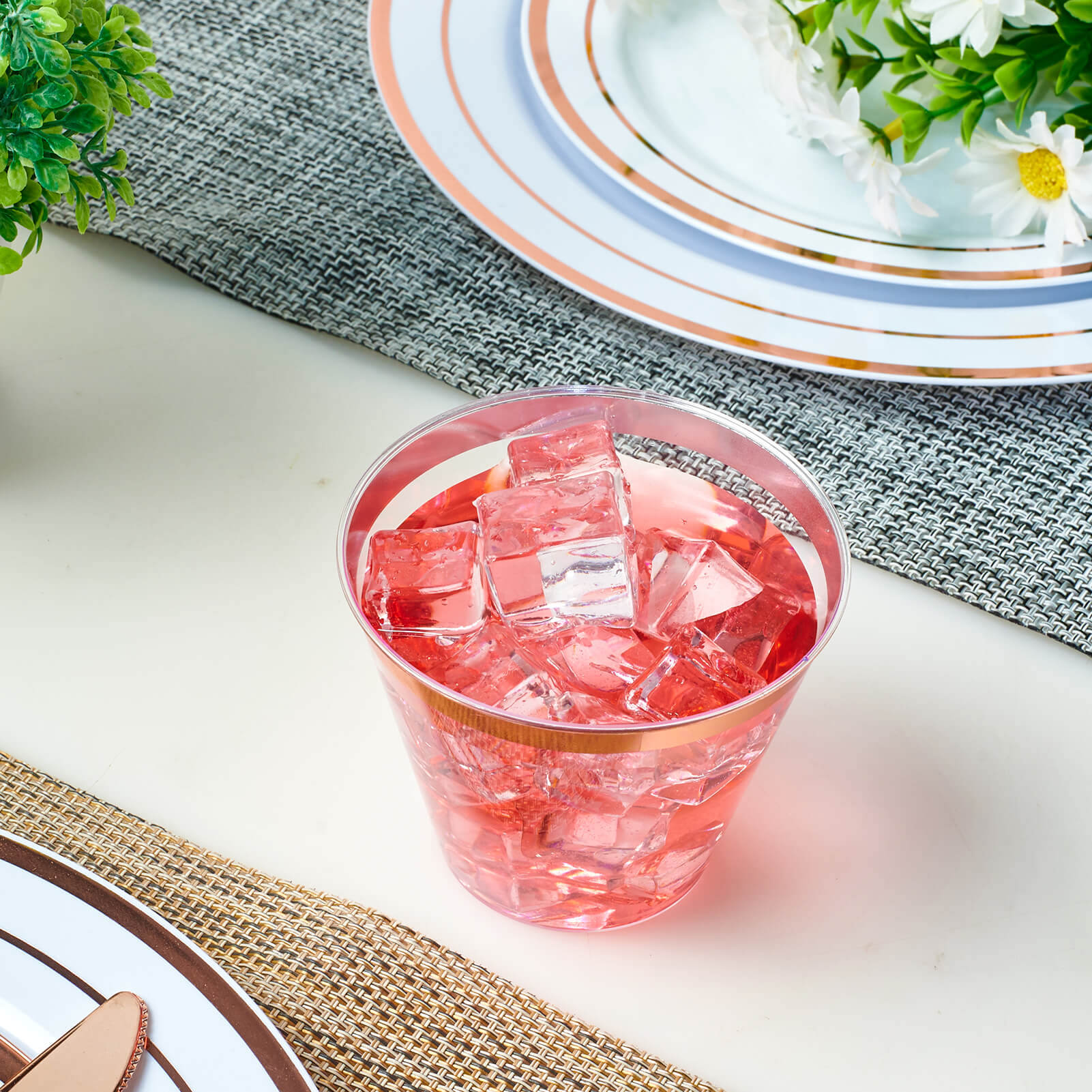 12oz Bulk Plastic Cups | Clear Disposable Tumblers for Milkshake, Iced Coffee, Smoothies, Bubble Boba Tea | Restaurant Supply - EWT