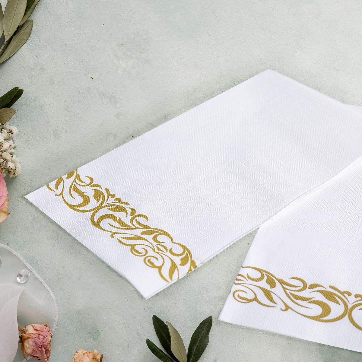3 - Ply Bulk Napkins | Paper Guest Towels for Salads, Pastries | 100% Virgin Wood Pulp | Restaurant Supply - EWT
