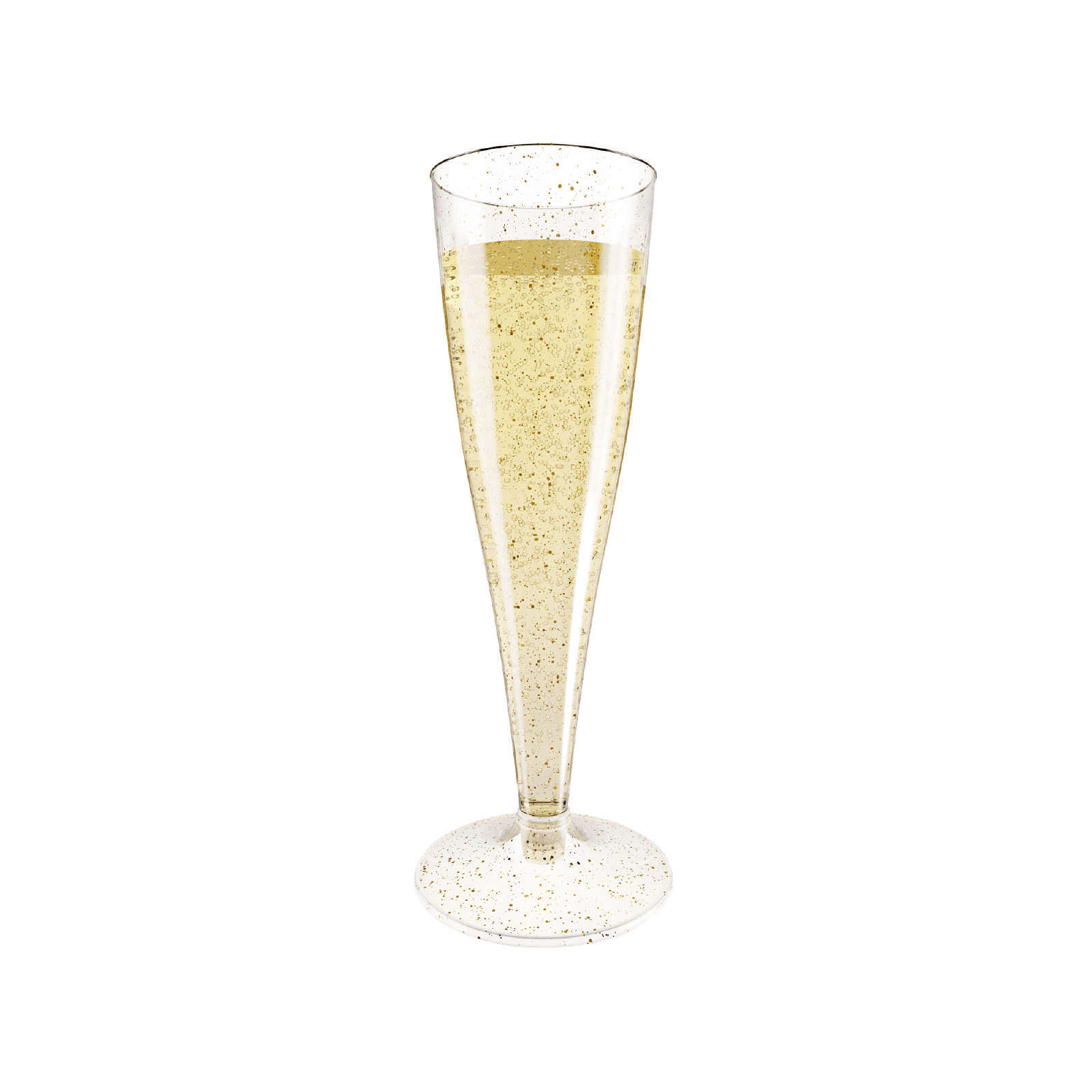 4.5 oz Bulk Plastic Champagne Flutes | Toasting Glasses for Sparkling Wine, Mimosas | Durable Heavy Duty | Restaurant Supply - EWT