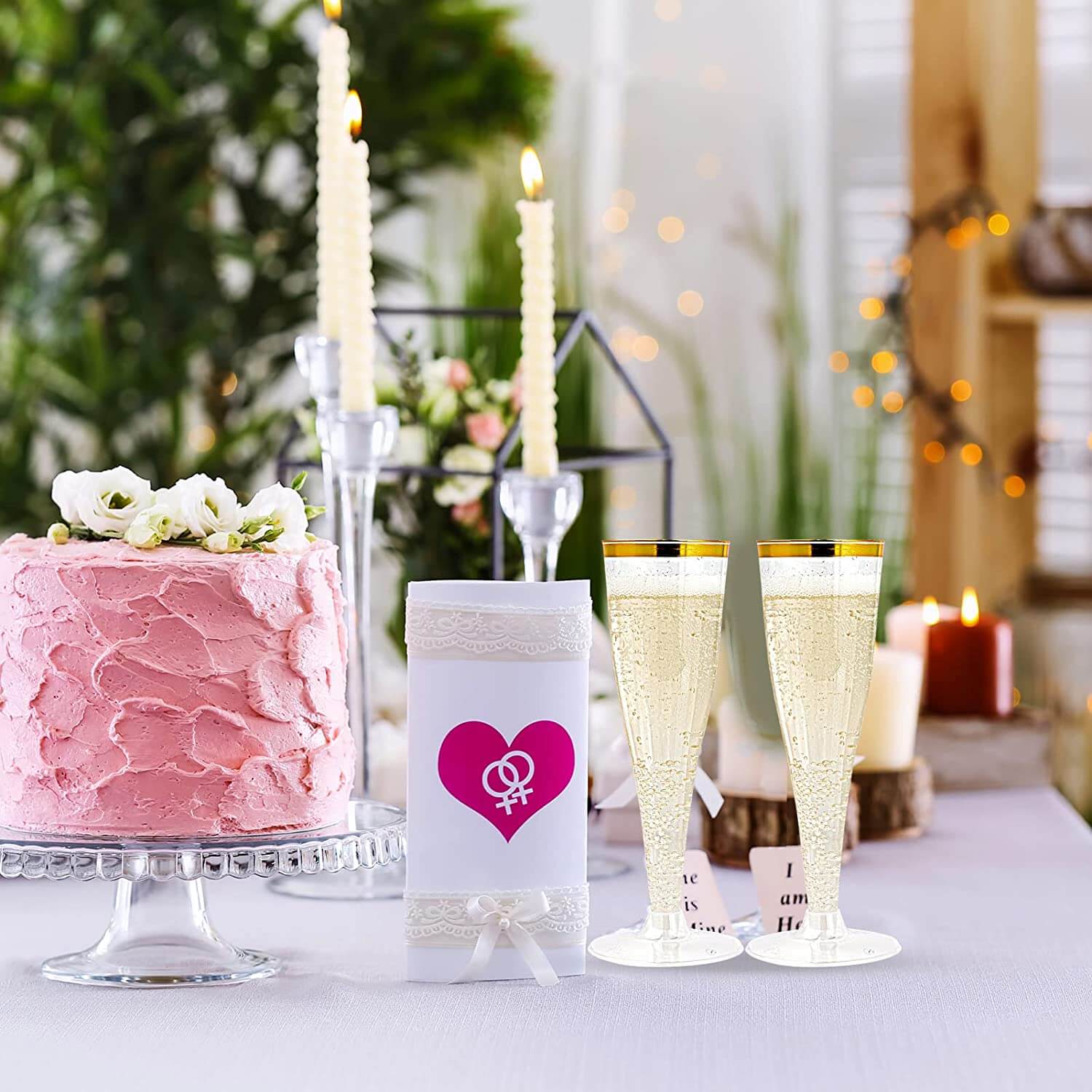 4.5oz Bulk Case Plastic Dessert Cups | Disposable Champagne Flutes for Mimosas, Sparkling Wine | Hard Plastic | Restaurant Supply - EWT