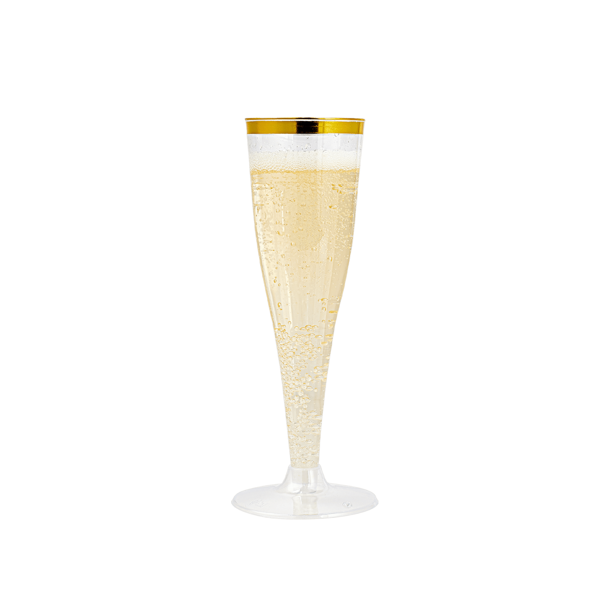 4.5oz Bulk Case Plastic Dessert Cups | Disposable Champagne Flutes for Mimosas, Sparkling Wine | Hard Plastic | Restaurant Supply - EWT