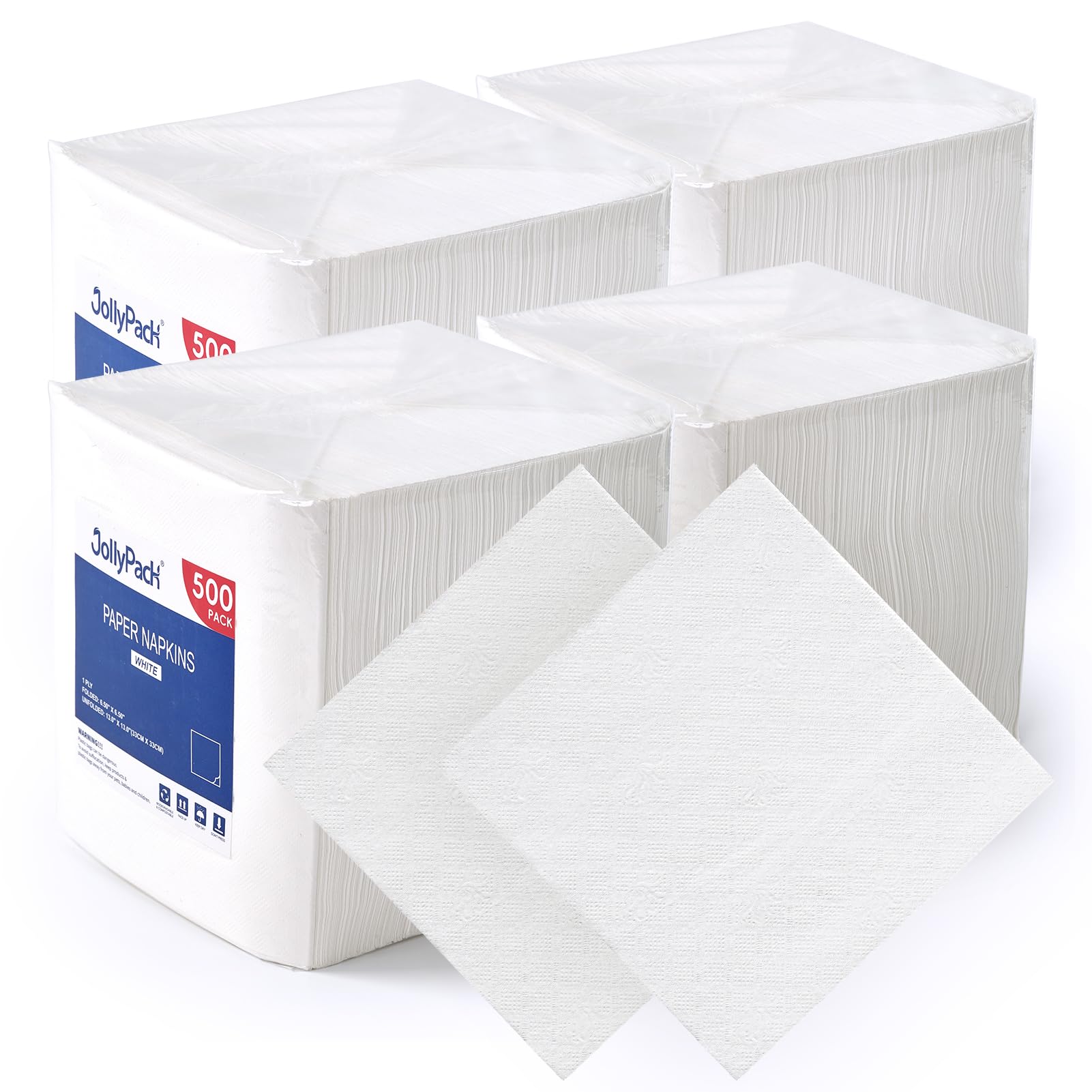 9.8in Bulk Cocktail Napkins | Paper Beverage Napkins for Cocktails, Beer | Disposable | Restaurant Supply - EWT