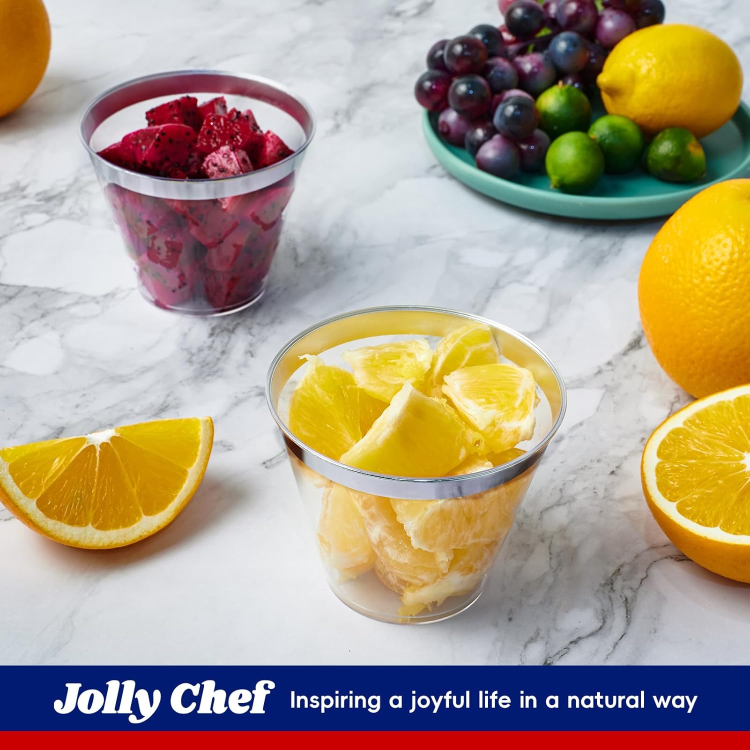 9oz Bulk Plastic Dessert Cups | Clear Plastic Tumblers for Ice Cream, Milkshakes, Smoothies, Bubble Boba Tea | Restaurant Supply - EWT