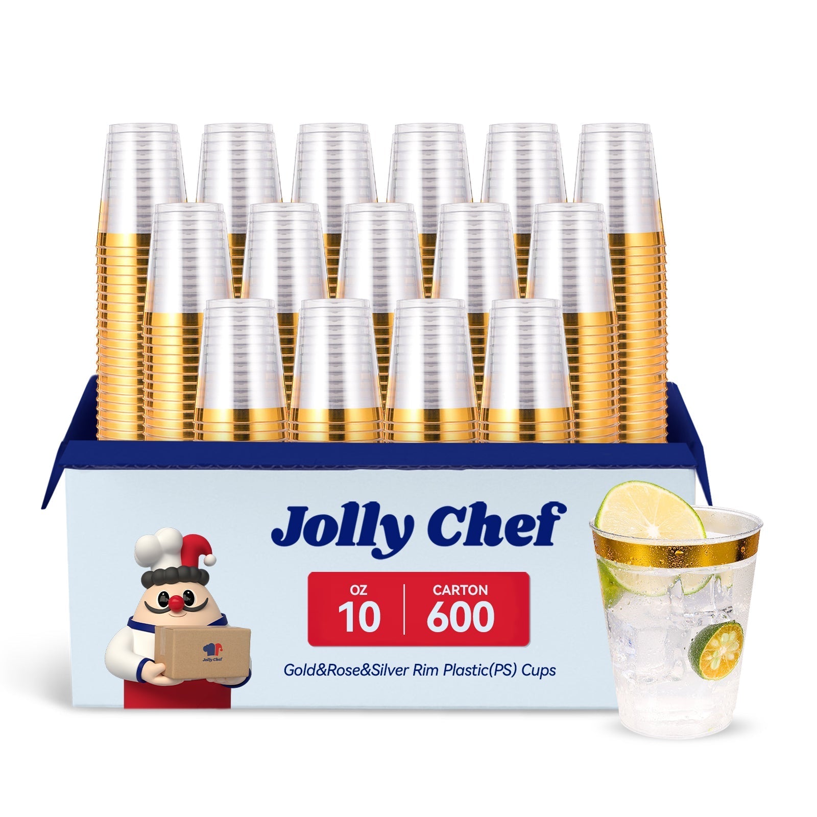 9oz Bulk Plastic Dessert Cups | Disposable Tumblers for Ice Cream, Smoothies | Restaurant Supply - EWT