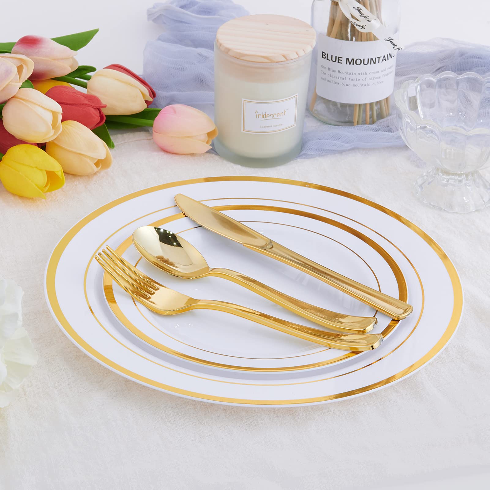 Bulk Case Dinnerware Sets | Plastic Plates for Appetizers, Desserts | BPA - Free | Restaurant Supply - EWT