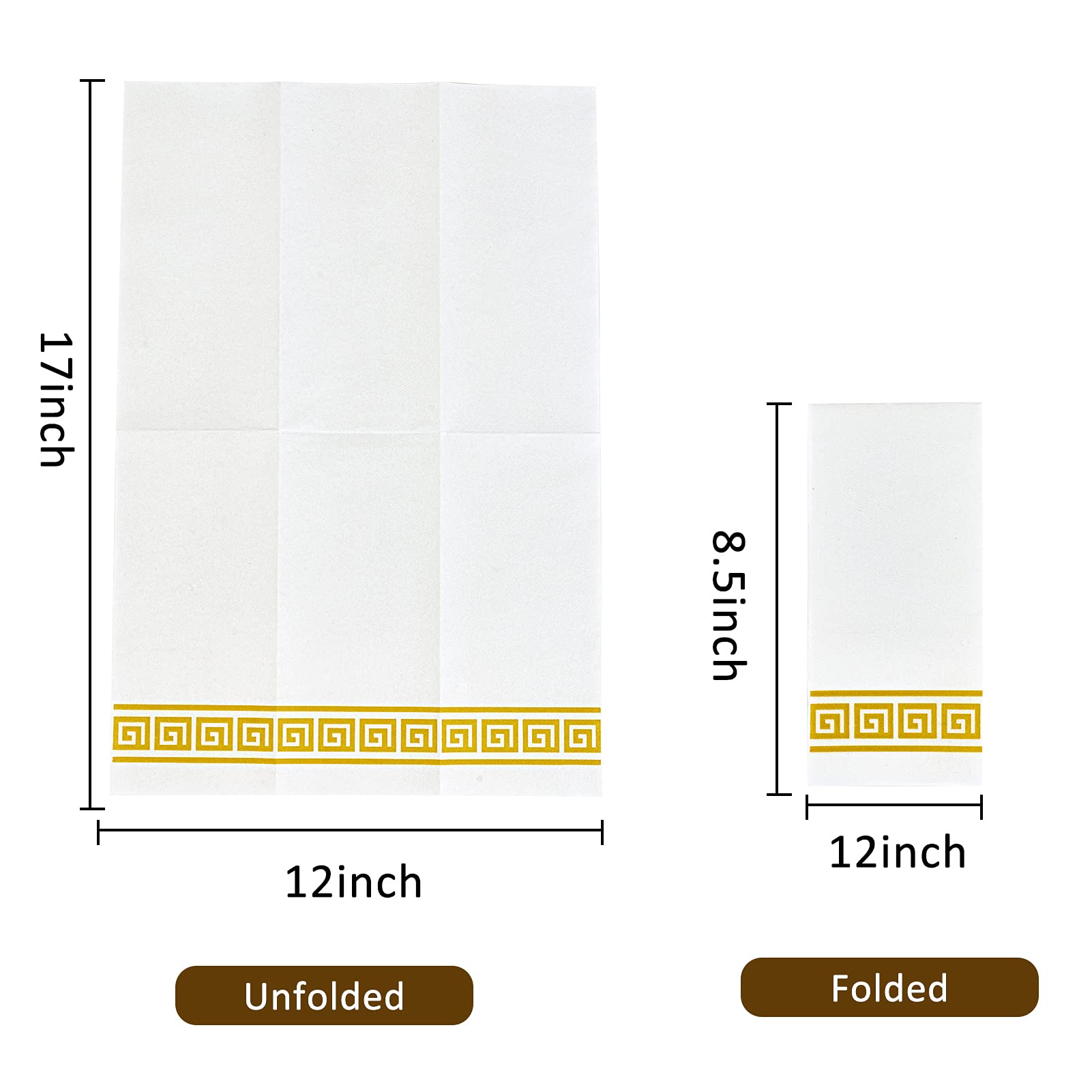 Bulk Case Disposable Hand Towels | Paper Guest Towels for Bread, Pastries | Super Absorbency | Restaurant Supply - EWT