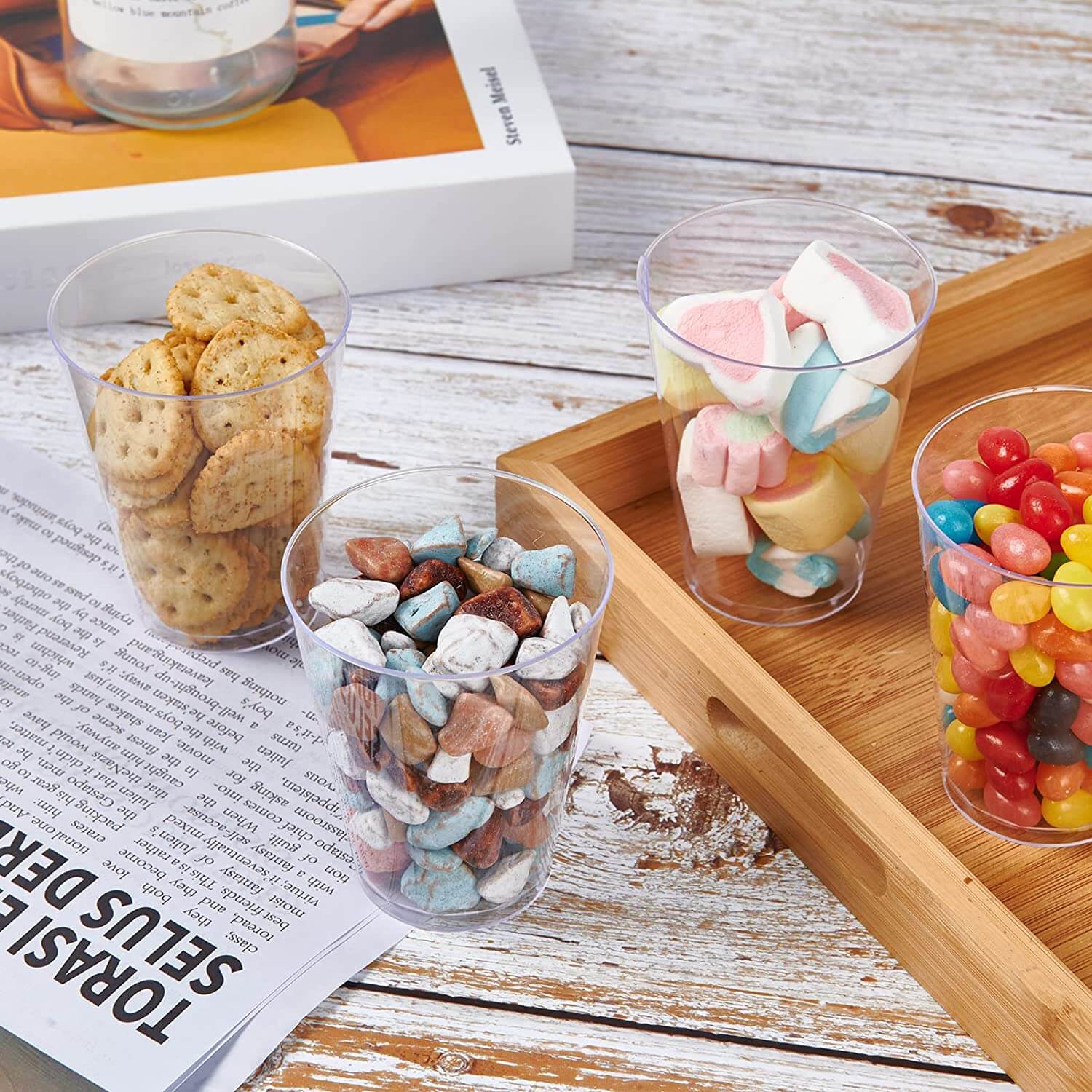 Bulk Case Plastic Cups | Disposable Cups for Coffee, Juice | Heavy - Duty | Restaurant Supply - EWT