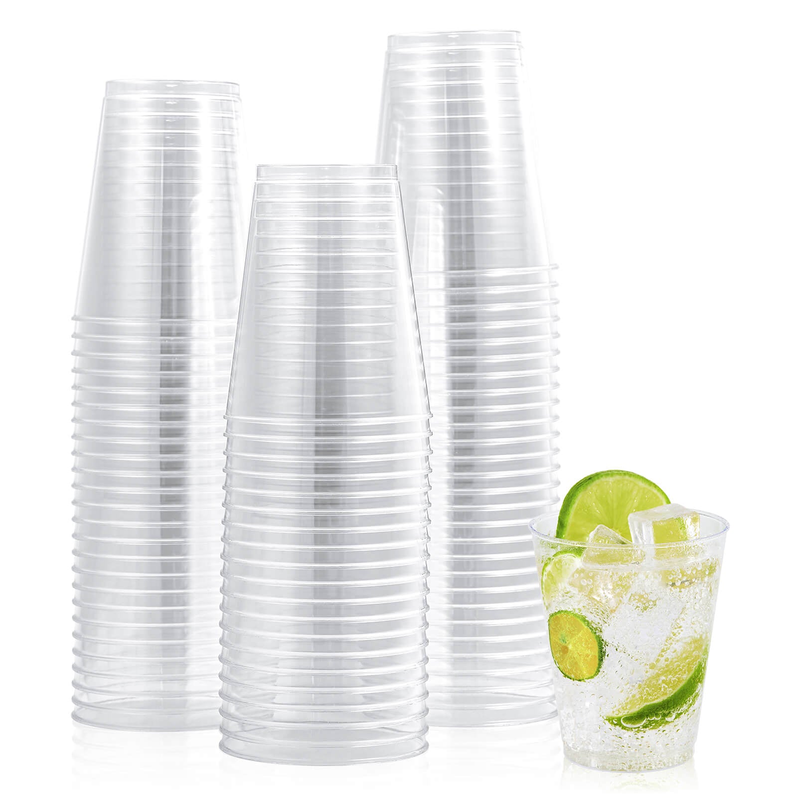 Bulk Case Plastic Cups | Disposable Cups for Coffee, Juice | Heavy - Duty | Restaurant Supply - EWT