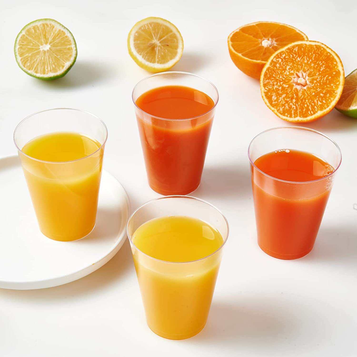 Bulk Case Plastic Cups | Disposable Cups for Coffee, Juice | Heavy - Duty | Restaurant Supply - EWT