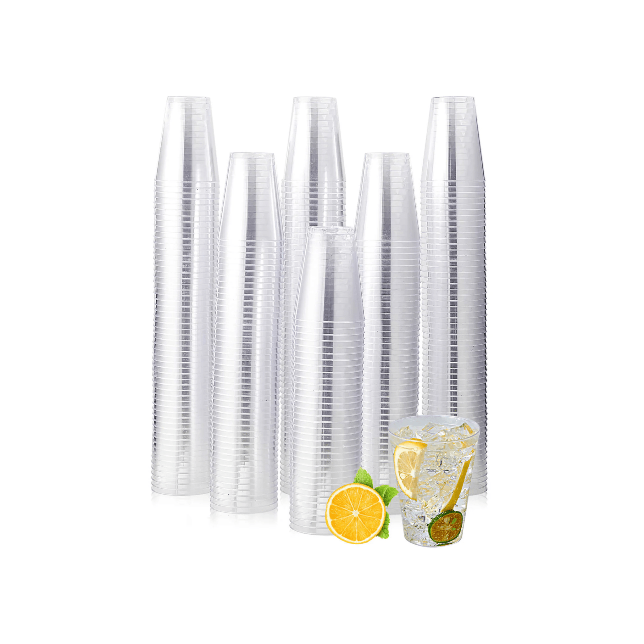 Bulk Case Plastic Cups | Disposable Cups for Coffee, Juice | Heavy - Duty | Restaurant Supply - EWT