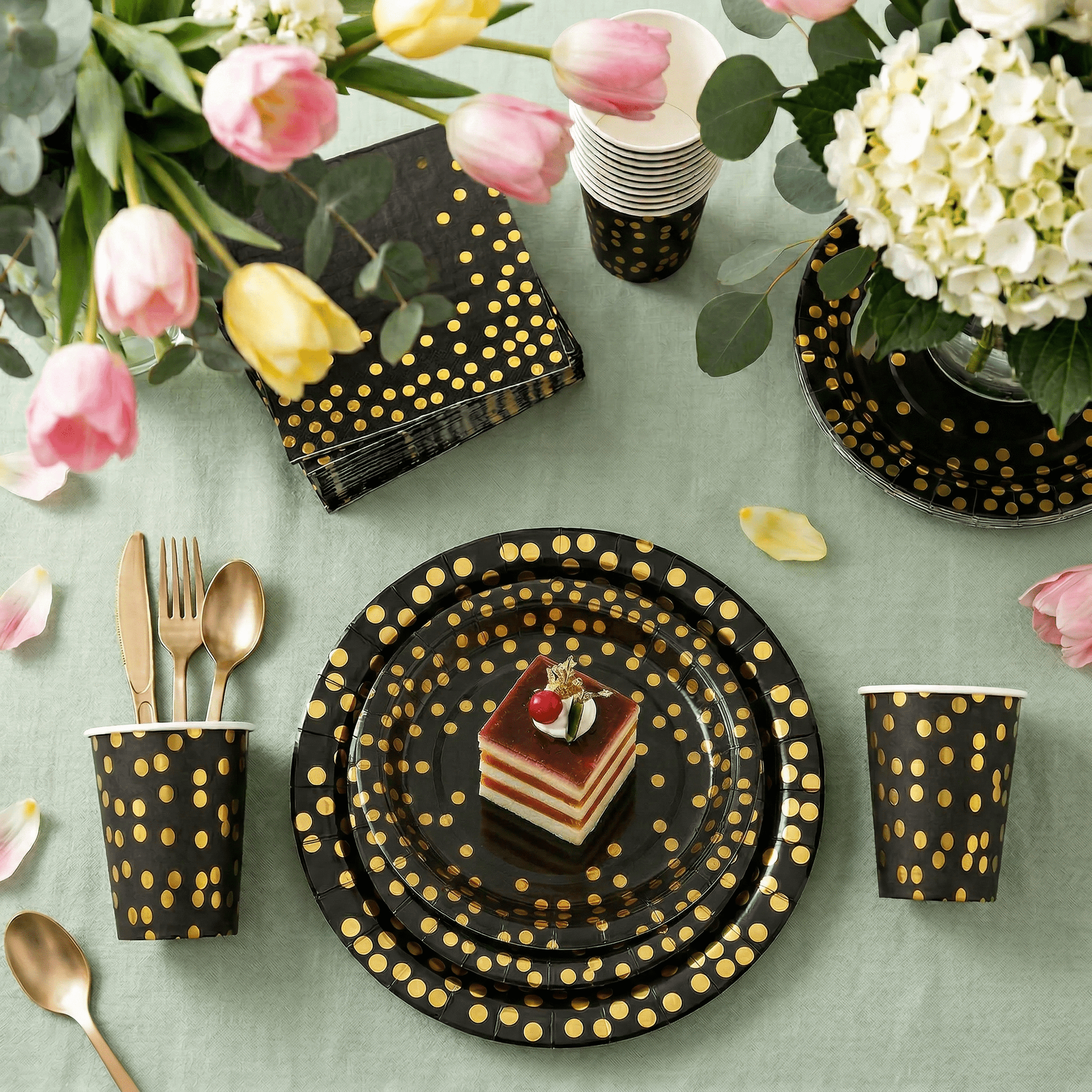 Bulk Dinnerware Sets | Paper Plates for Desserts, Beverages | Bpa - Free | Restaurant Supply - EWT