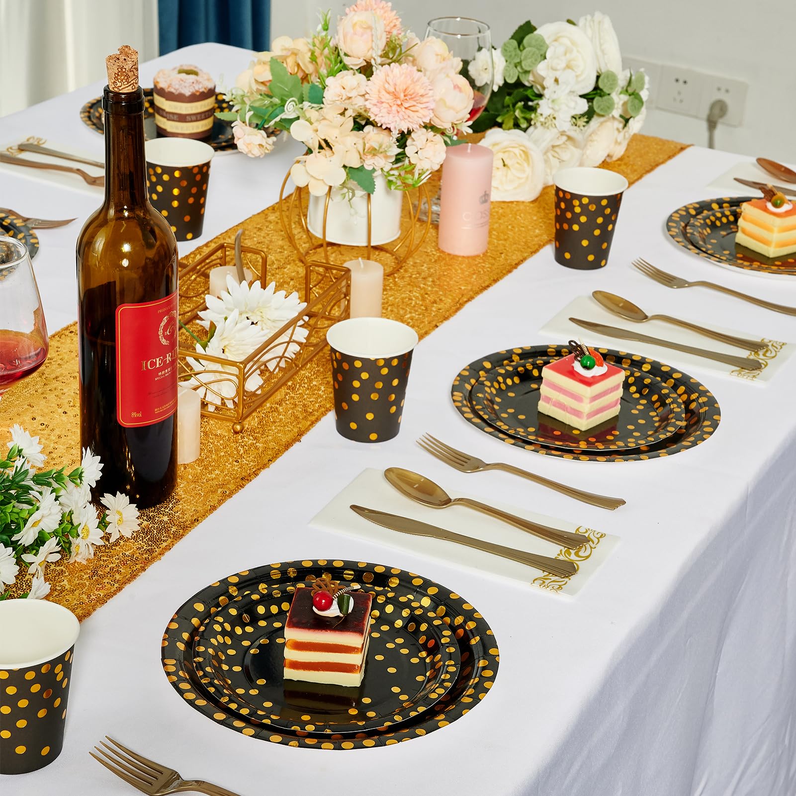 Bulk Dinnerware Sets | Paper Plates for Desserts, Beverages | Bpa - Free | Restaurant Supply - EWT