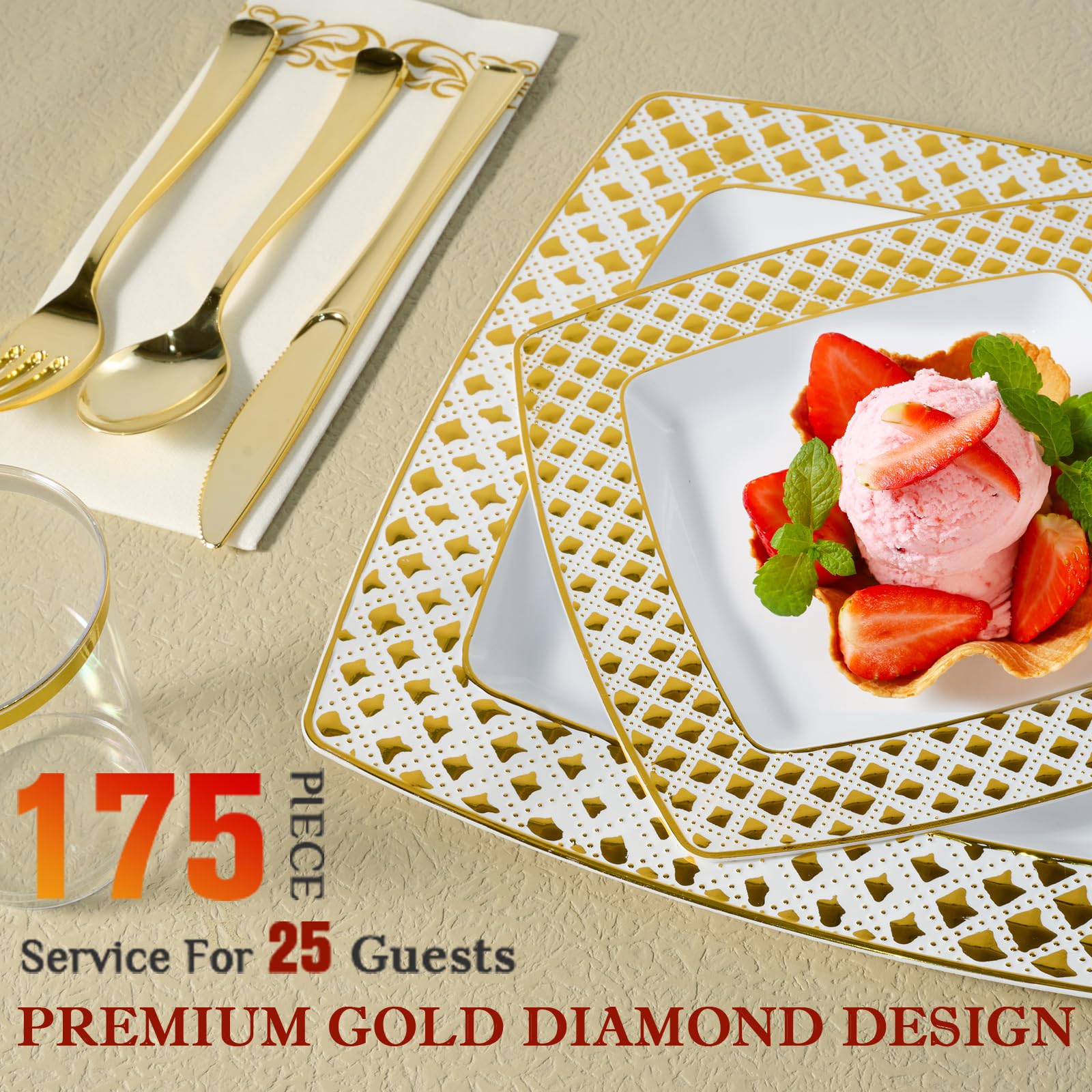 Bulk Dinnerware Sets | Plastic Plates & Bowls for Burgers, Salads | BPA Free | Restaurant Supply - EWT