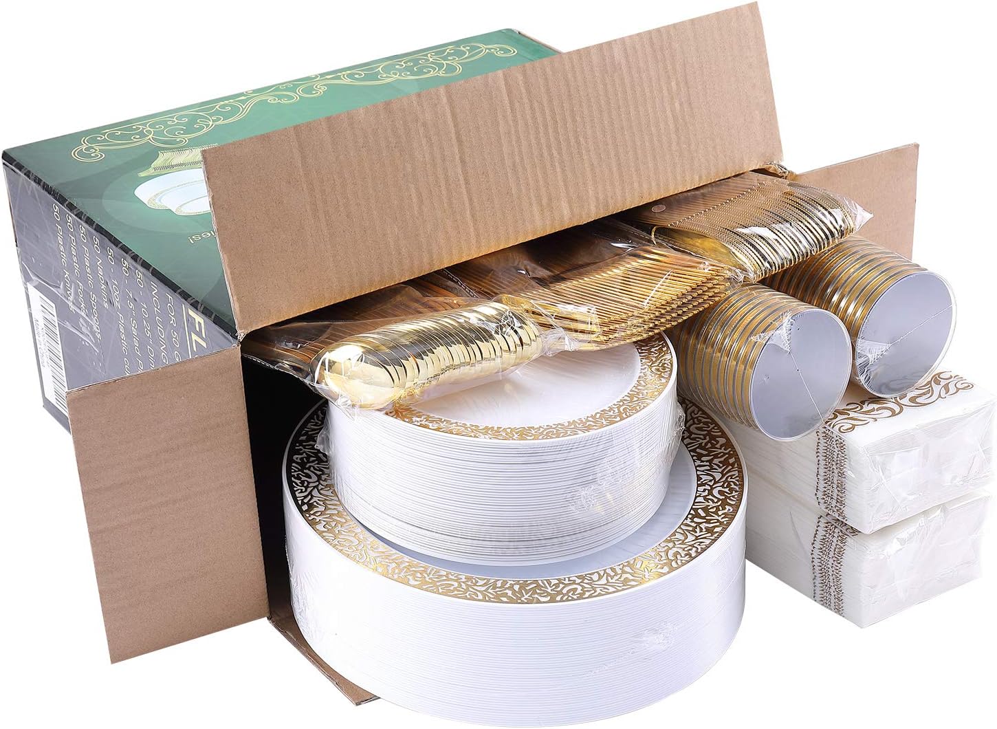 Bulk Dinnerware Sets | Plastic Plates for Entrees, Salads, Desserts | BPA Free | Restaurant Supply - EWT