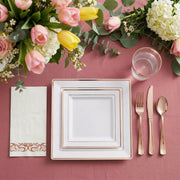 Bulk Dinnerware Sets | Plastic Plates for Salads, Desserts, Beverages | BPA Free | Restaurant Supply Case - EWT