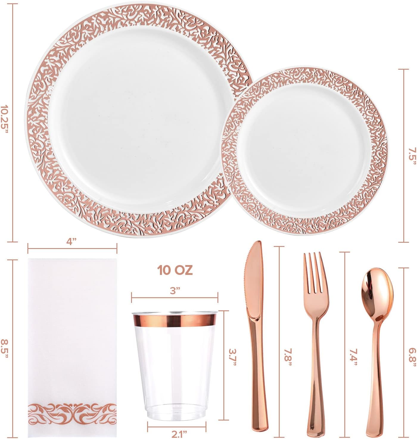 Bulk Dinnerware Sets | Plastic Tableware for Entrees, Salads | BPA Free | Restaurant Supply - EWT