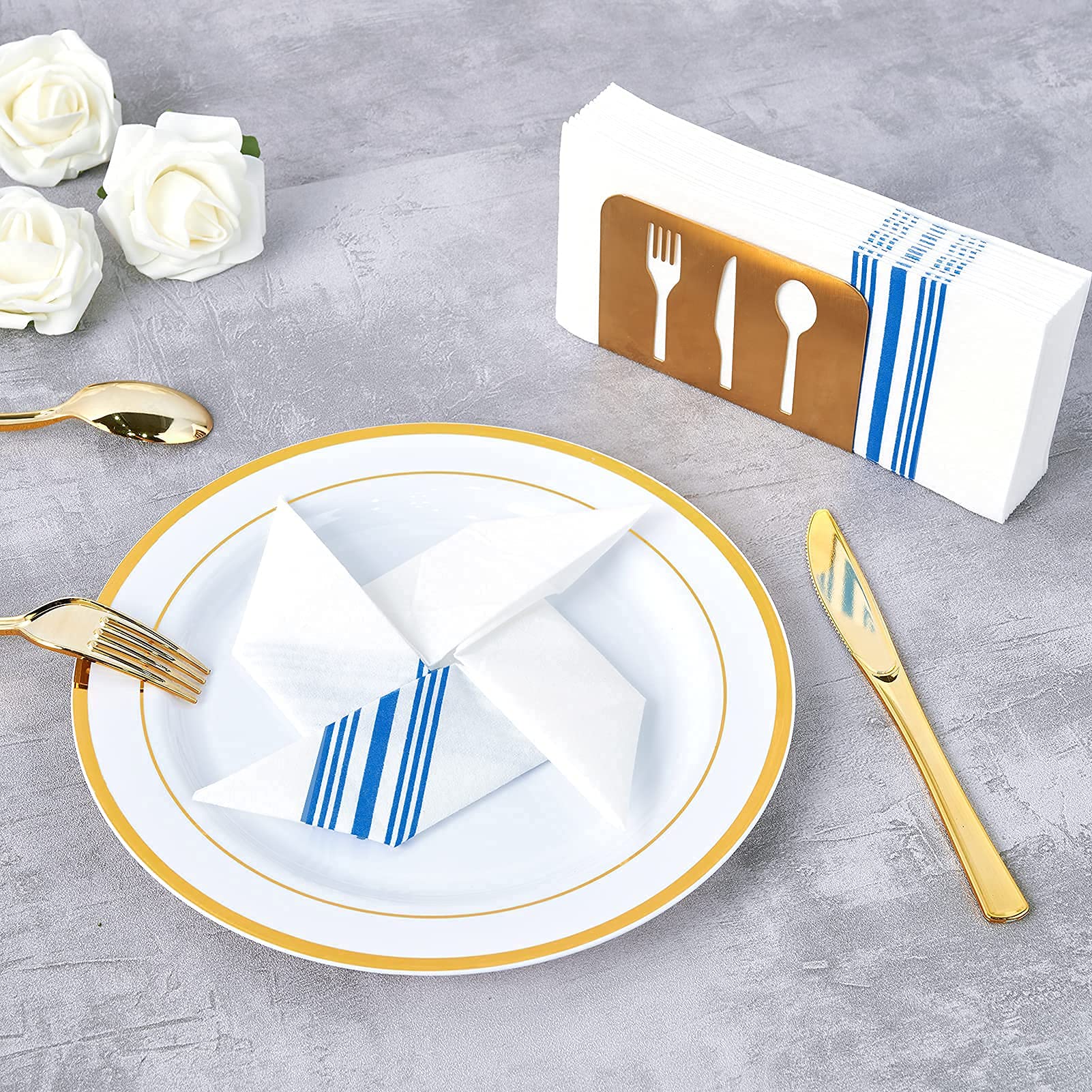 Bulk Disposable Hand Towels | Paper Guest Napkins for Bread, Pasta | Sanitary | Hotel Supply - EWT