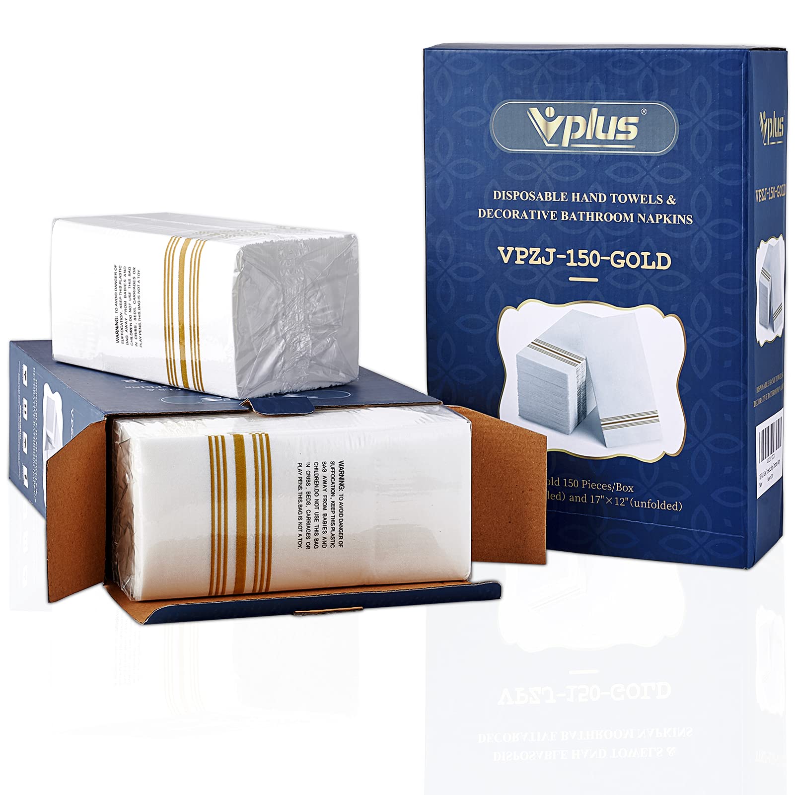 Bulk Disposable Hand Towels | Paper Guest Napkins for Sushi, Seafood | Hotel Supply - EWT