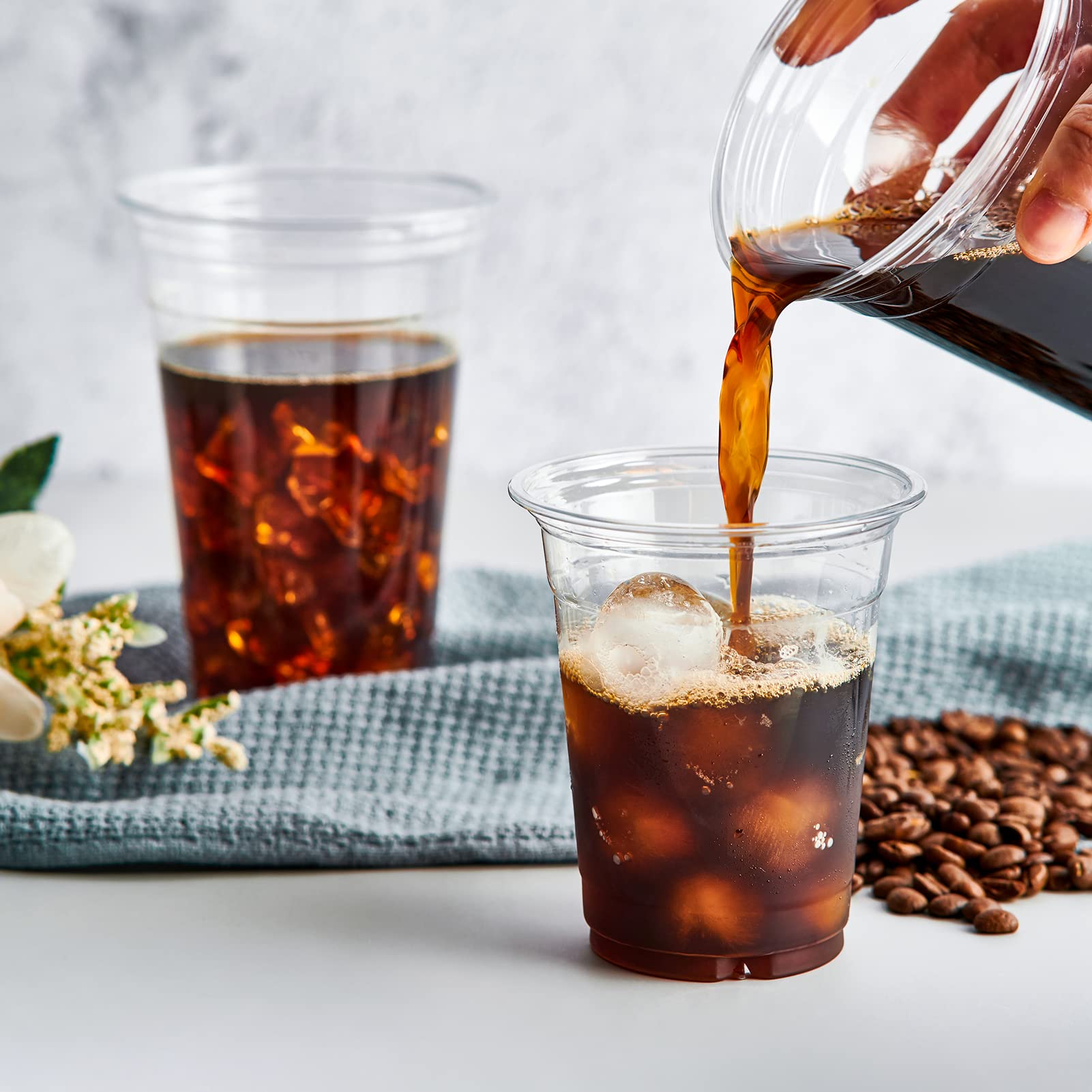 Bulk Parfait Cups with Lids | Plastic Dessert Containers for Ice Cream, Smoothies | Restaurant Supply - EWT