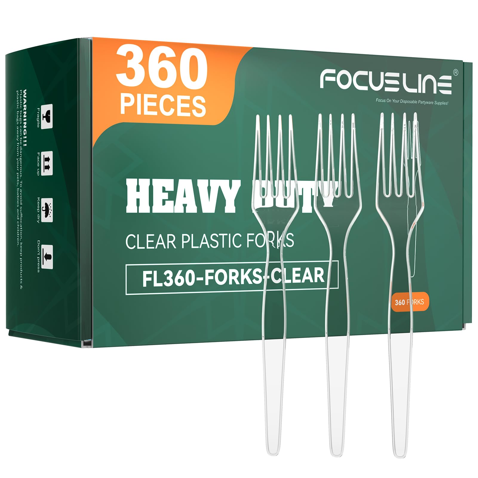 Bulk Plastic Cutlery | Clear Plastic Utensils for Soups, Salads | BPA - Free | Case Restaurant Supply - EWT