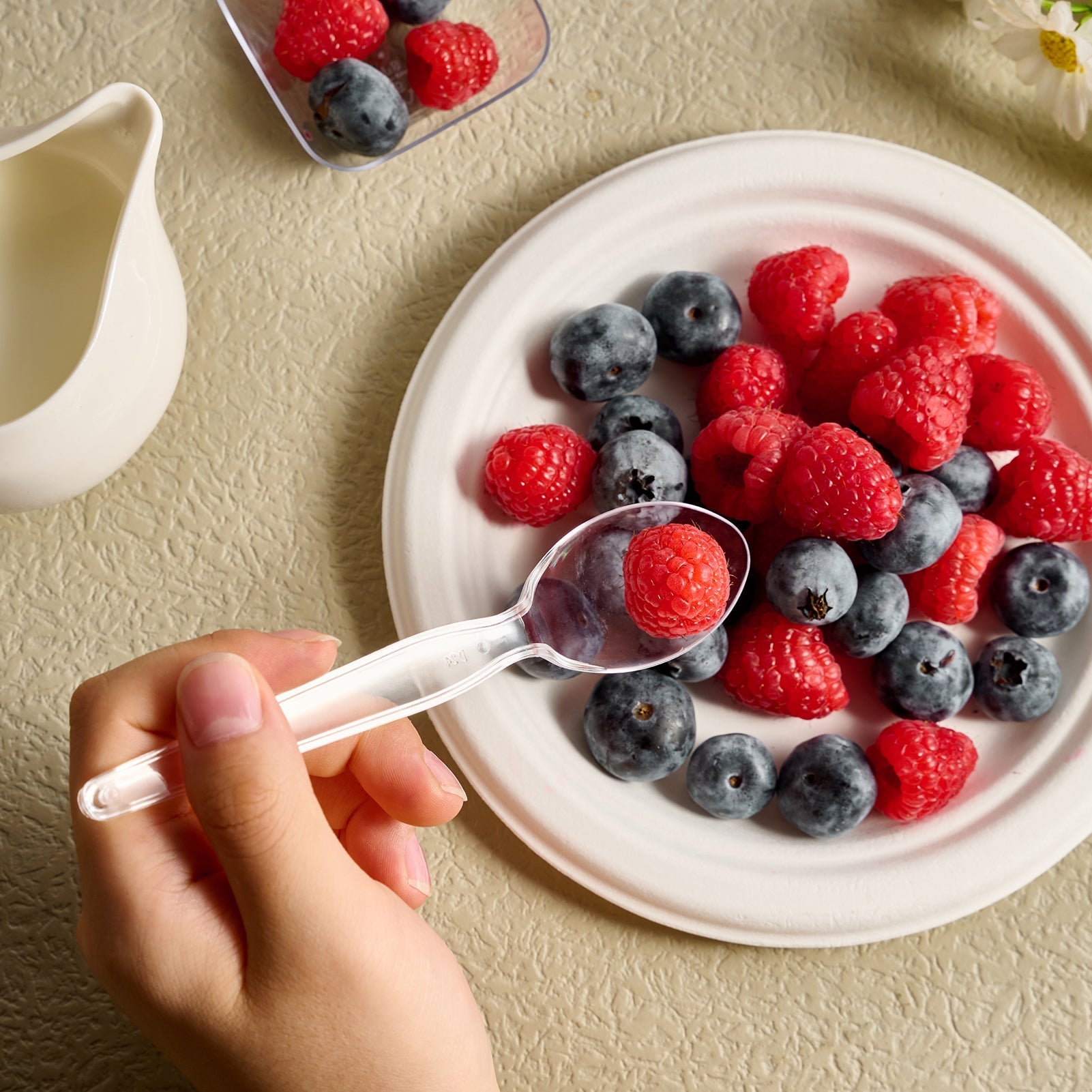 Bulk Plastic Cutlery & Sets | Clear Disposable Utensils for Soup, Ice Cream | Heat Resistant | Restaurant Supply - EWT
