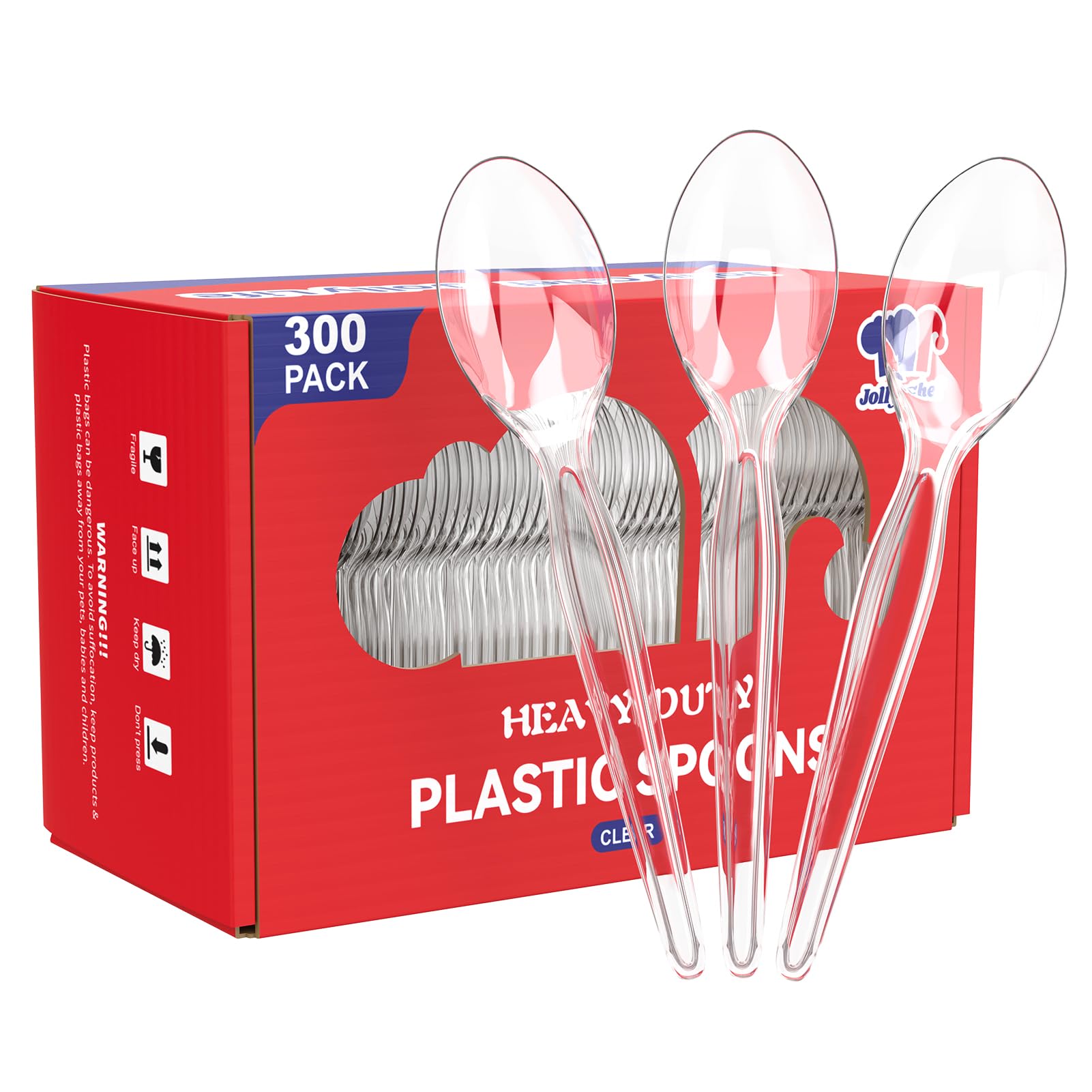 Bulk Plastic Cutlery & Sets | Clear Disposable Utensils for Soup, Ice Cream | Heat Resistant | Restaurant Supply - EWT
