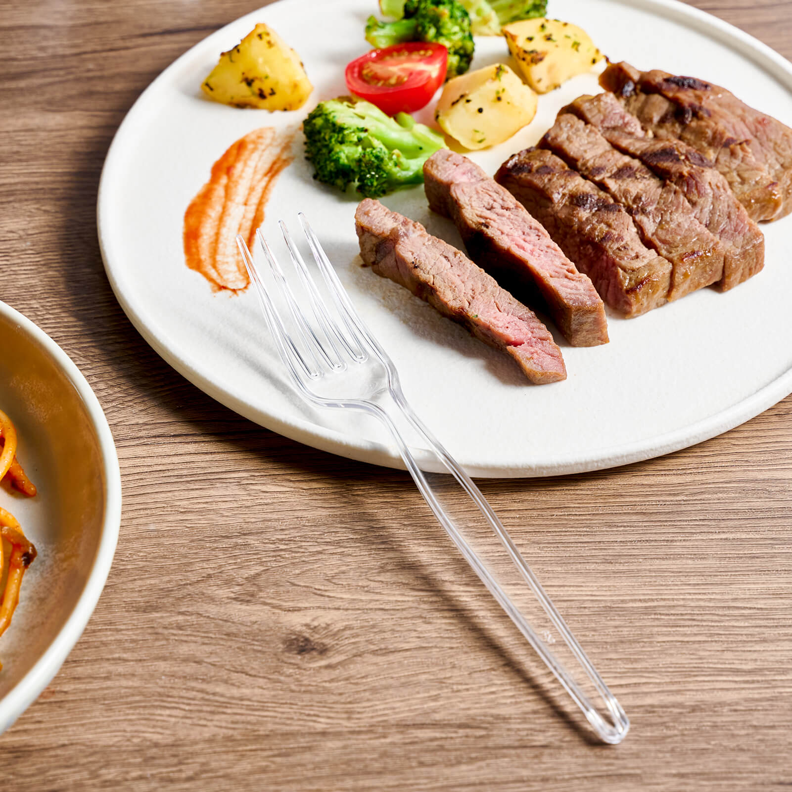 Bulk Plastic Cutlery & Sets | Clear Disposable Utensils for Soup, Ice Cream | Heat Resistant | Restaurant Supply - EWT