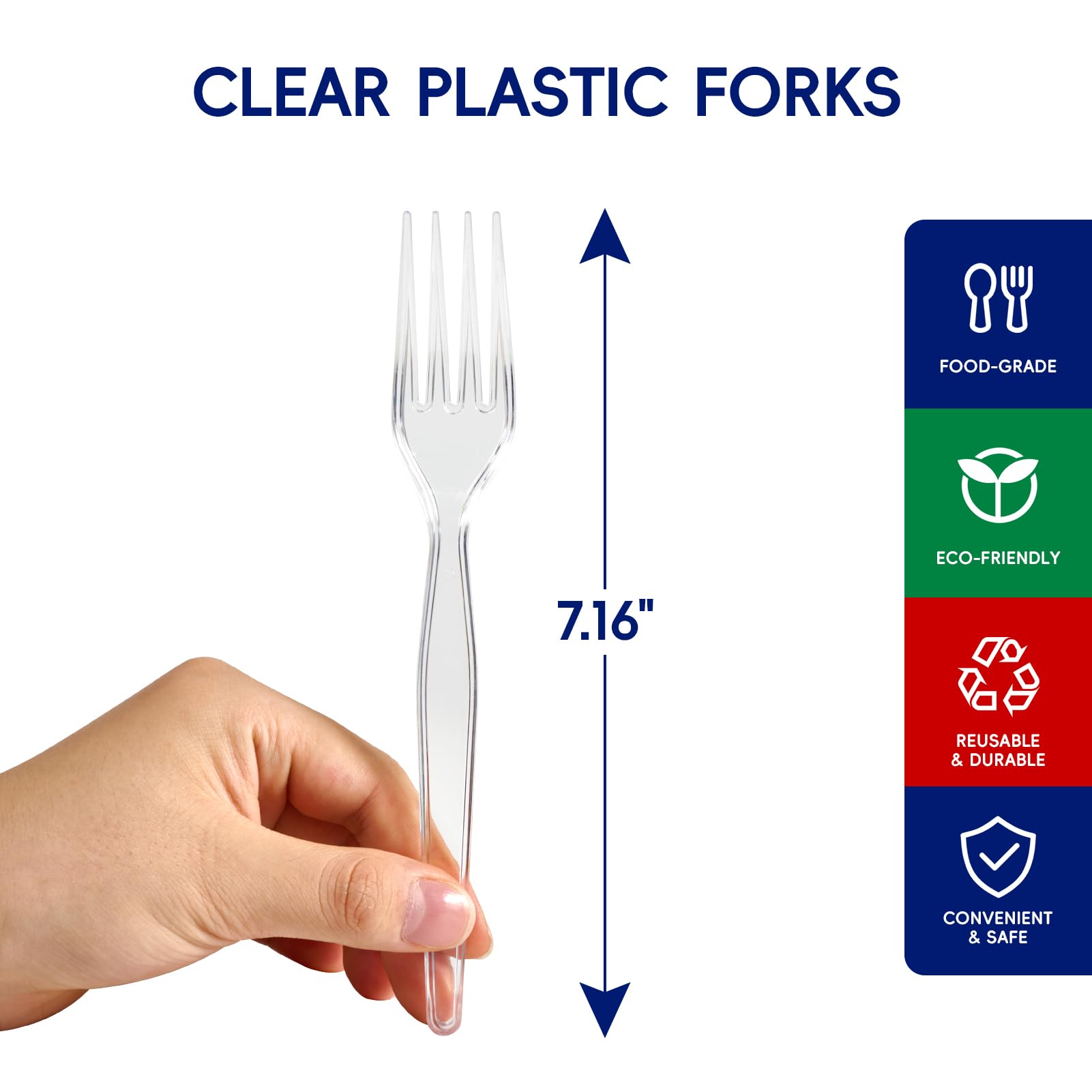 Bulk Plastic Cutlery & Sets | Clear Disposable Utensils for Soup, Ice Cream | Heat Resistant | Restaurant Supply - EWT