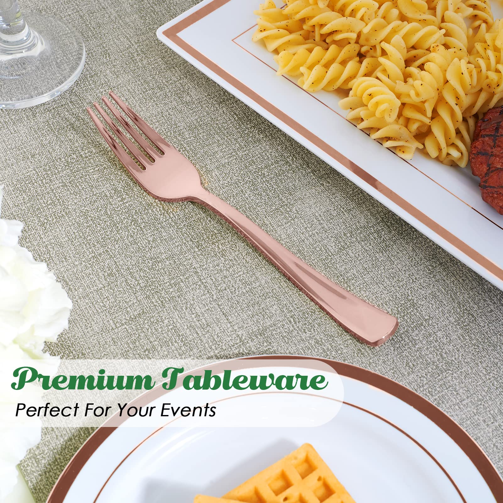 Bulk Plastic Flatware | Disposable Utensils for Soups, Desserts | BPA Free | Restaurant Supply - EWT