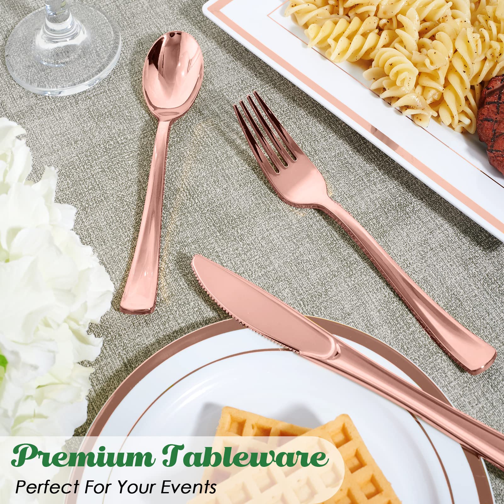 Bulk Plastic Flatware | Disposable Utensils for Soups, Desserts | BPA Free | Restaurant Supply - EWT