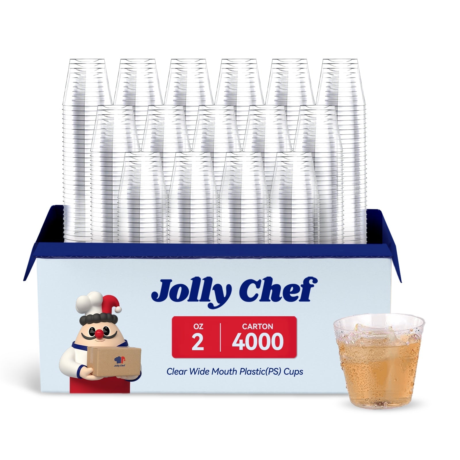 Bulk Plastic Shot Glasses | Case Tasting Cups for Whiskey, Wine Tasting, Food Samples | Food - Grade | Restaurant Supply - EWT