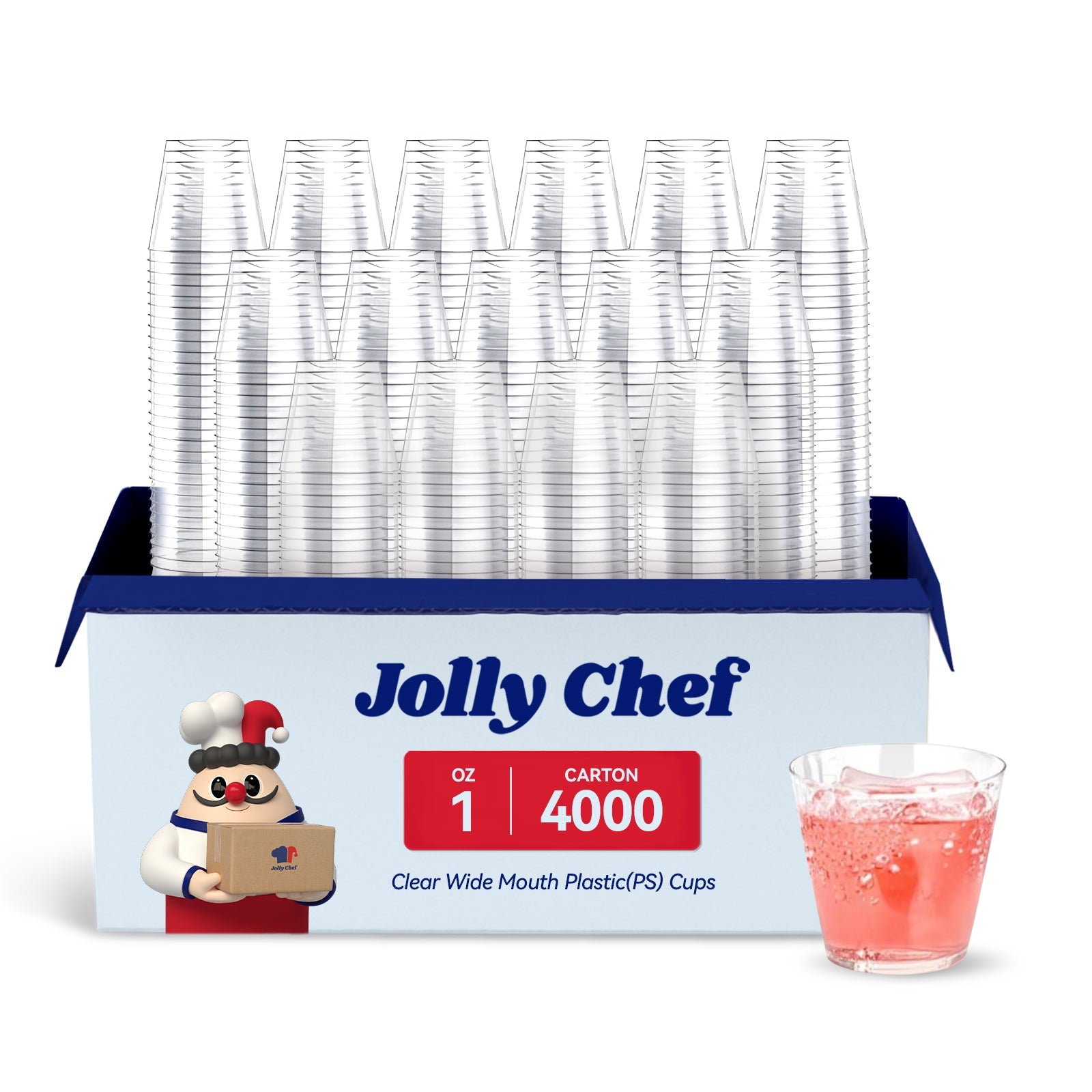Bulk Plastic Shot Glasses | Case Tasting Cups for Whiskey, Wine Tasting, Food Samples | Food - Grade | Restaurant Supply - EWT