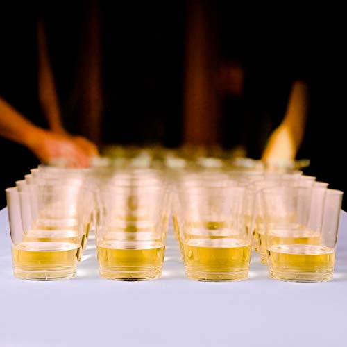 Bulk Plastic Shot Glasses | Case Tasting Cups for Whiskey, Wine Tasting, Food Samples | Food - Grade | Restaurant Supply - EWT
