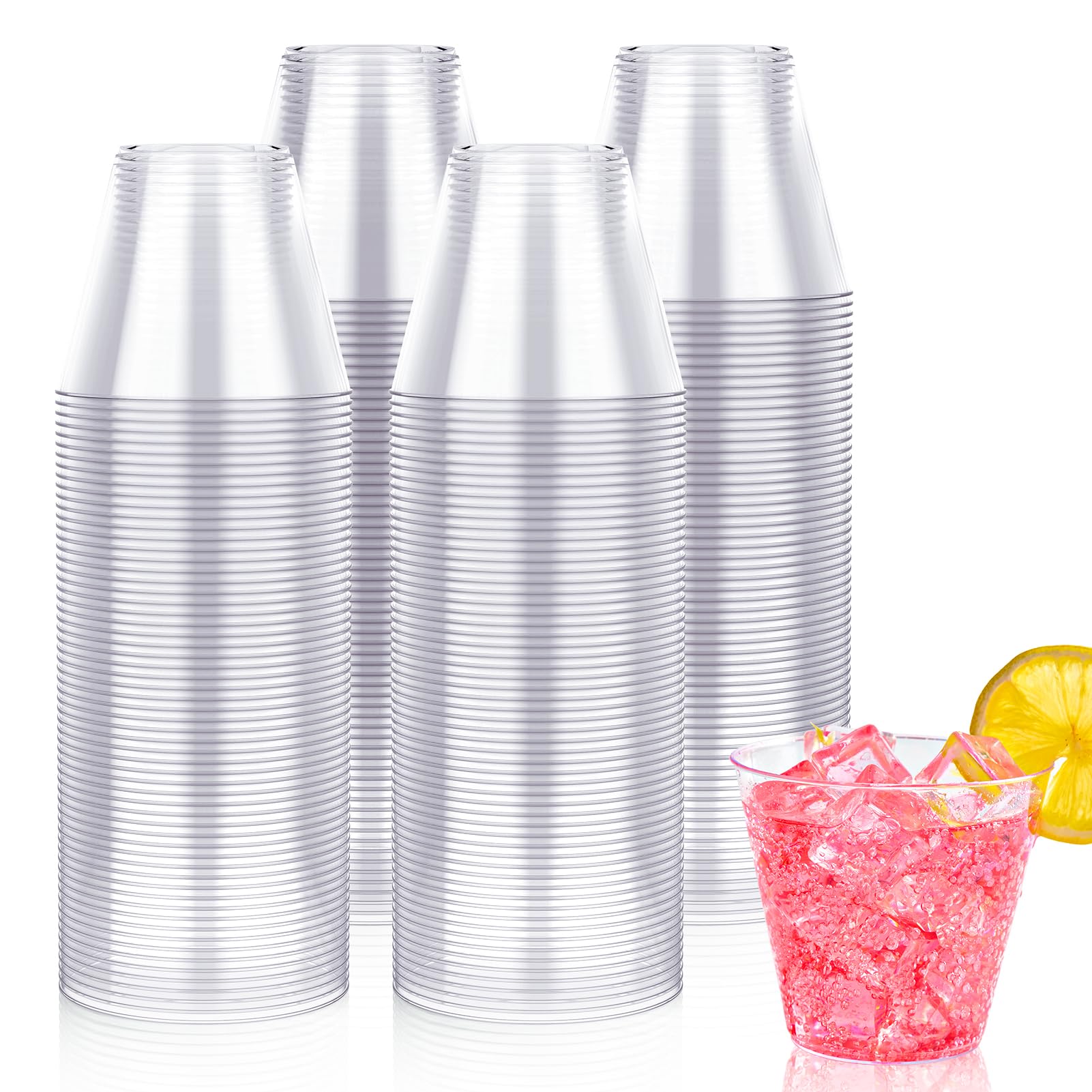 Bulk Plastic Shot Glasses | Case Tasting Cups for Whiskey, Wine Tasting, Food Samples | Food - Grade | Restaurant Supply - EWT