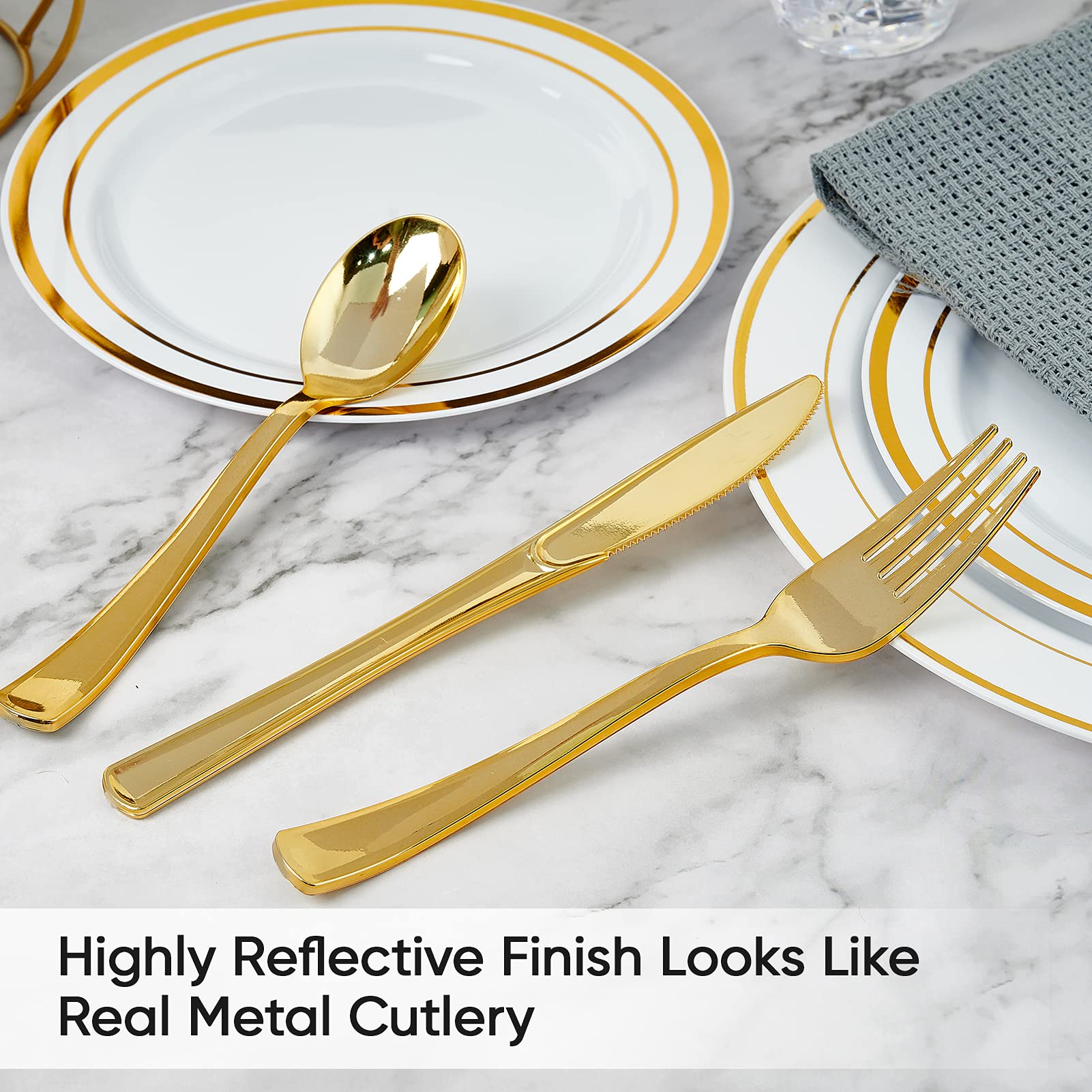 Bulk Plastic Silverware | Disposable Flatware for Burgers, Salads | Food Grade Plastic | Restaurant Supply - EWT