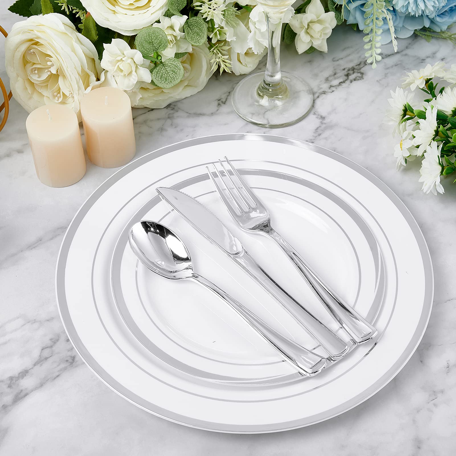 Bulk Plastic Silverware | Disposable Flatware for Burgers, Salads | Food Grade | Restaurant Supply - EWT