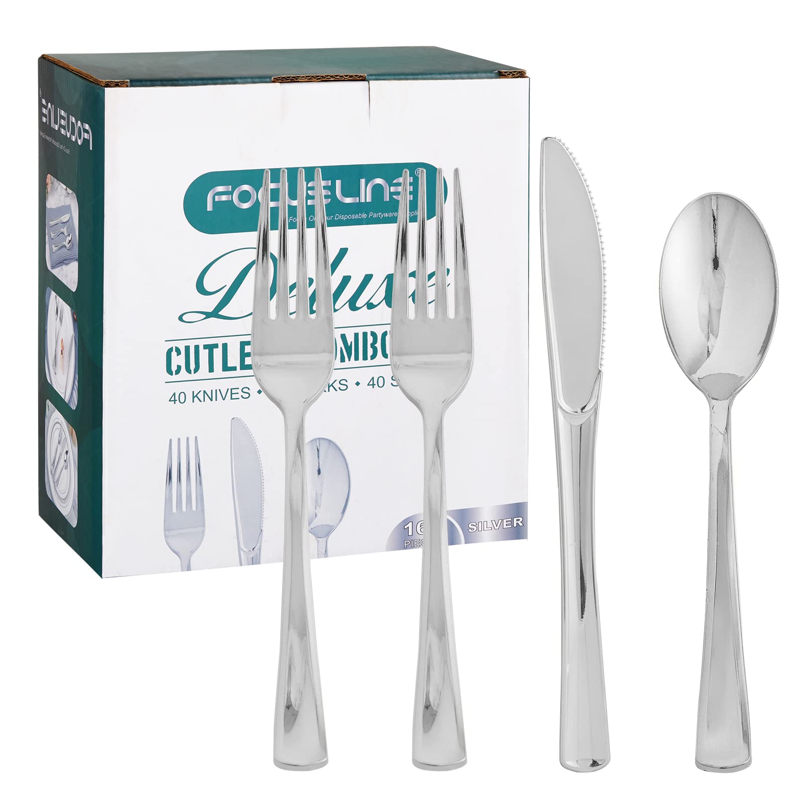 Bulk Plastic Silverware | Disposable Flatware for Burgers, Salads | Food Grade | Restaurant Supply - EWT