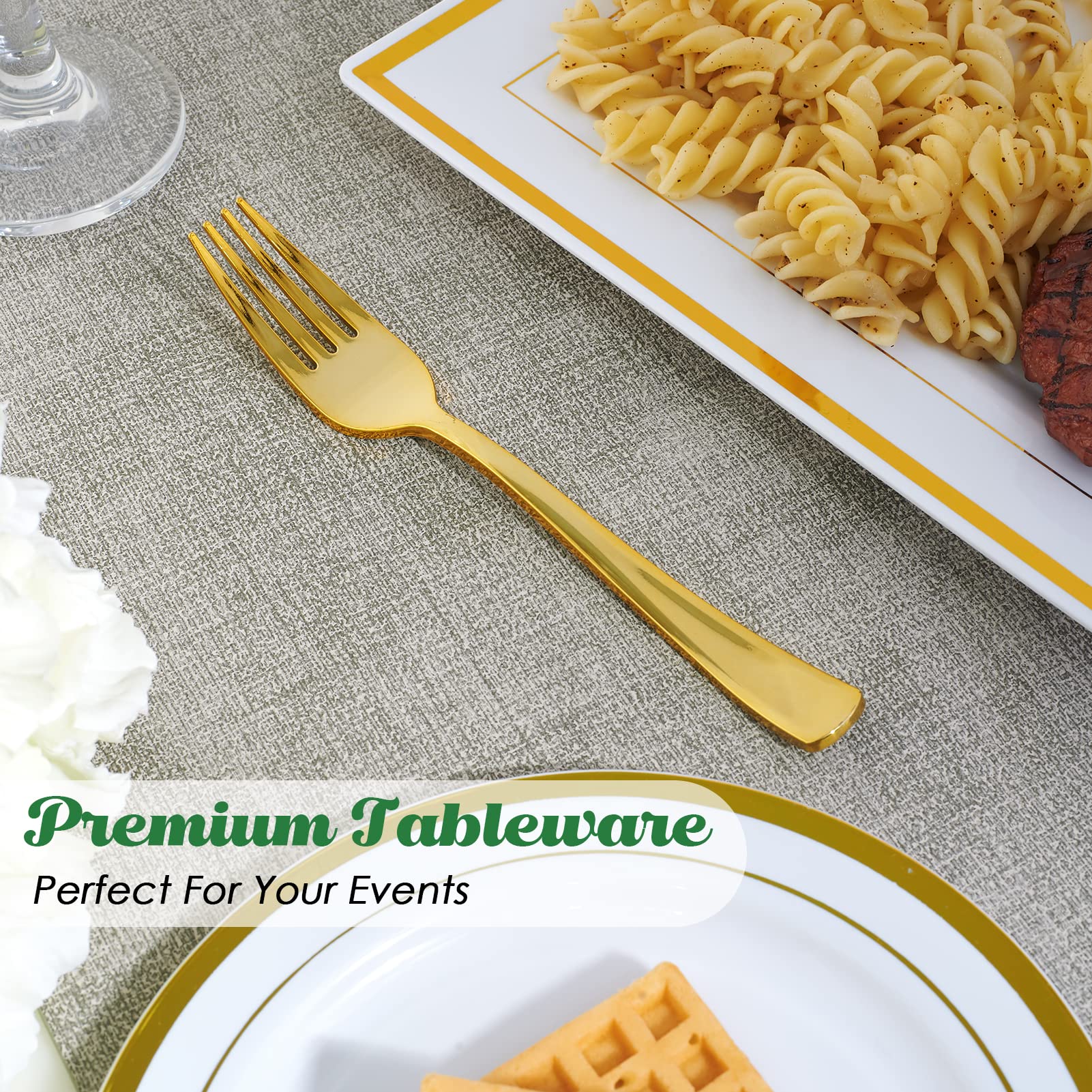 Bulk Plastic Spoons Case | Plastic Utensils for Soups, Desserts | BPA Free | Restaurant Supply - EWT