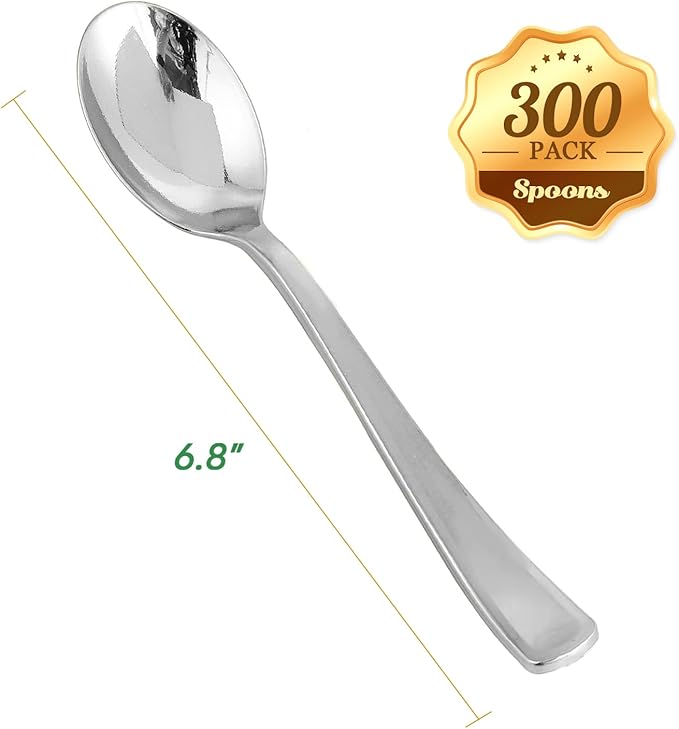 Bulk Plastic Spoons | Disposable Utensils for Soup, Ice Cream | BPA Free | Restaurant Supply - EWT